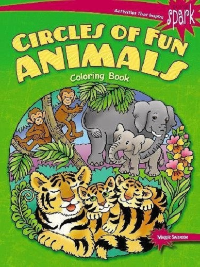 Spark Circles of Fun Animals. Coloring Book