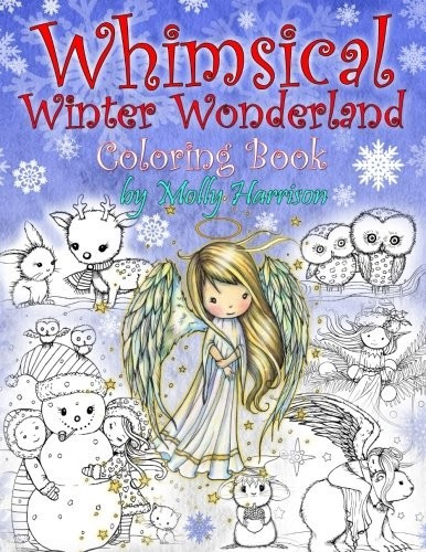 Whimsical Winter Wonderland. Coloring Book