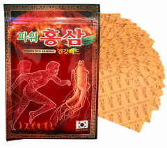 Набор пластырей для тела «Рower Red Ginseng Pad»
