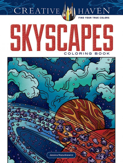SkyScapes Coloring Book