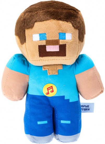 Игрушка мягкая озвученная «Maincraft»