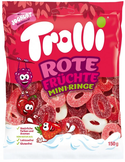 Мармелад жевательный Rote Früchte Mini-Ringe «Ягодные колечки»