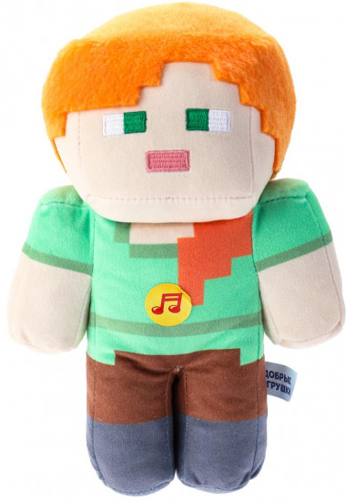 Игрушка мягкая озвученная «Maincraft»