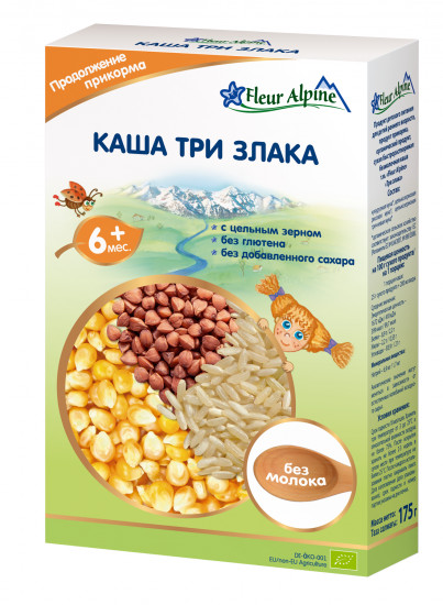 Каша безмолочная «Три злака»