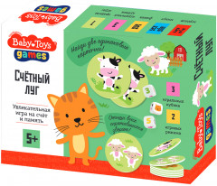 Игра настольная для малышей «Счетный луг»