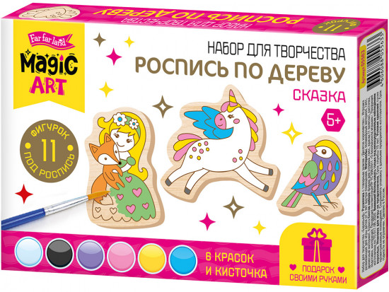 Роспись по дереву «Сказка»