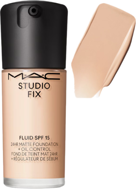 Тональный флюид «24HR Matte Foundation» SPF 15, оттенок NC12 | Studio Fix | M.A.C.