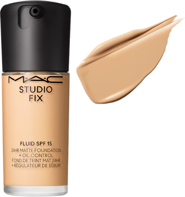 Тональный флюид «24HR Matte Foundation» SPF 15, оттенок NC15 | Studio Fix | M.A.C.