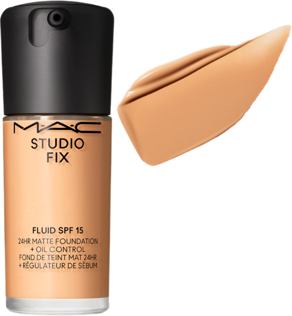 Тональный флюид «24HR Matte Foundation» SPF 15, оттенок NC20 | Studio Fix | M.A.C.