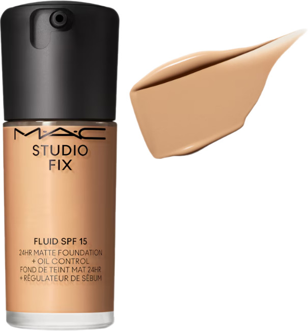 Тональный флюид «24HR Matte Foundation» SPF 15, оттенок NC30 | Studio Fix | M.A.C.