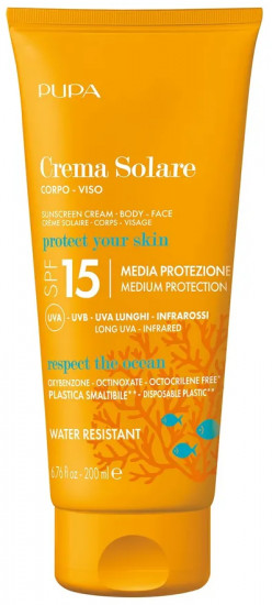 Крем для лица и тела солнцезащитный SPF15 «Sunscreen Cream Clean Formula»