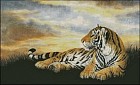 Набор для вышивания Gala "Тигровый закат" (83х54)