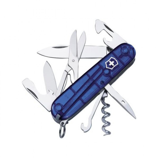 Складной нож «Climber Blue Translucent»