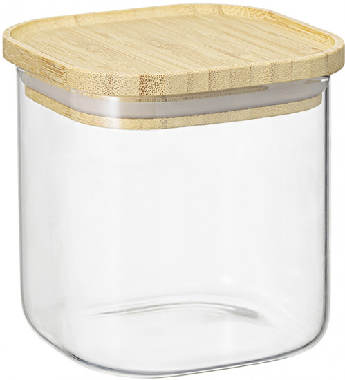 Банка для сыпучих продуктов «Glass Bamboo»