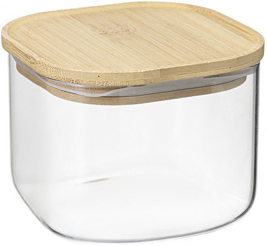 Банка для сыпучих продуктов «Glass Bamboo»
