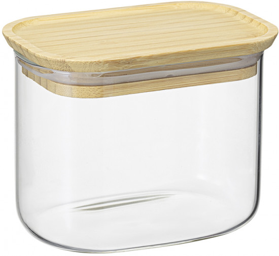 Банка для сыпучих продуктов «Glass Bamboo»