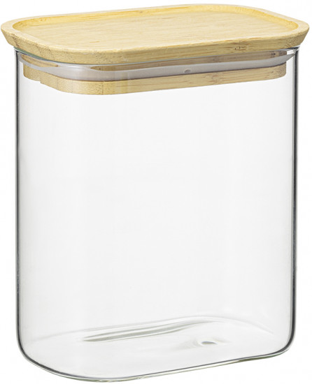 Банка для сыпучих продуктов «Glass Bamboo»