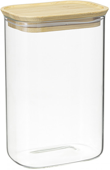 Банка для сыпучих продуктов «Glass Bamboo»