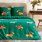 Комплект постельного белья «Smart Fox and Dog»