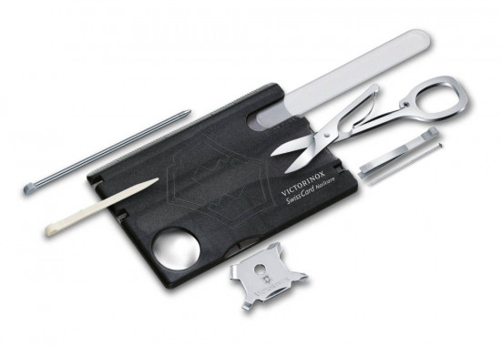 Карта-мультитул «SwissCard Nailcare Black»