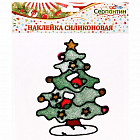 Наклейка на стекло «Нарядная елочка»