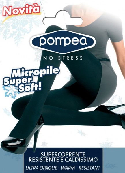 Теплые женские колготки "Micropolar" (nero) | Pompea