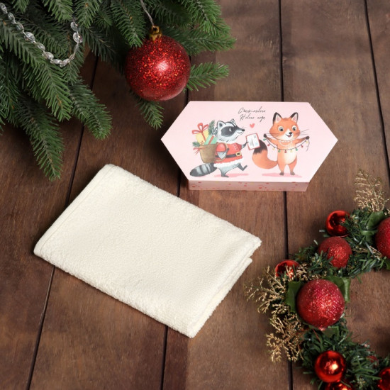 Полотенце «Лисичка и енот»