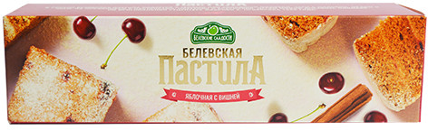 Пастила яблочная с вишней