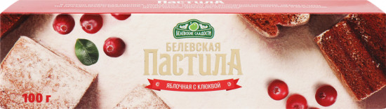Пастила яблочная с клюквой
