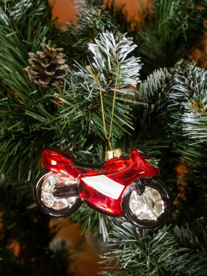 Игрушка ёлочная «Мотоцикл»