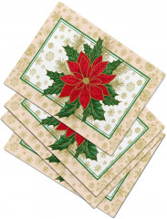 Комплект плейсматов «Elegant poinsettia»