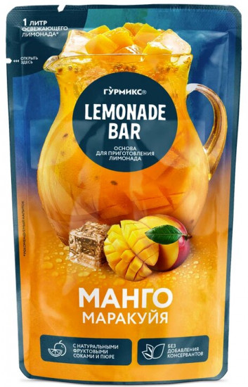Основа для приготовления лимонада «Манго и маракуйя»