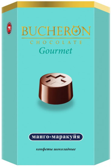 Конфеты шоколадные со вкусом манго-маракуйя «Gourmet»