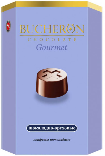 Конфеты шоколадные с шоколадно-ореховым вкусом «Gourmet»