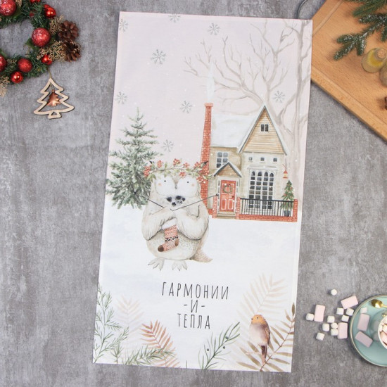 Полотенце «Звери в городе»