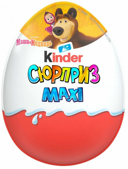 Яйцо из молочного шоколада «Сюрприз Maxi Зима»