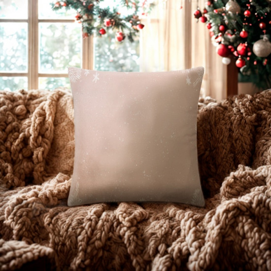 Чехол на подушку «Морозный узор» 