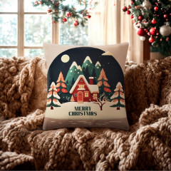 Чехол на подушку «Merry Christmas» 