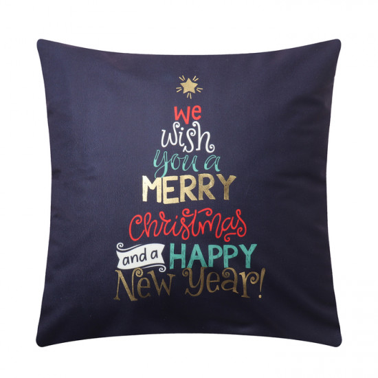 Чехол на подушку «We wish you a Merry Christmas»