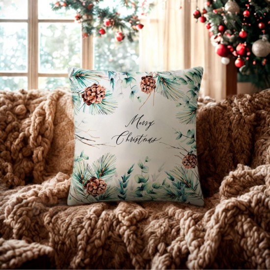 Чехол на подушку «Merry Christmas» 