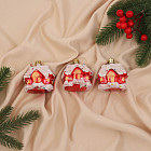 Набор ёлочных украшений «Заснеженный домик»