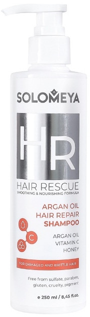 Шампунь для волос восстанавливающий с аргановым маслом «Argan Oil Hair Repair Shampoo» | Solomeya