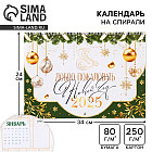 Календарь 2025 настенный, на спирали «Новый год: Добро пожаловать»