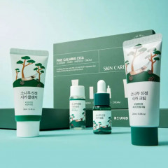 Набор для ухода за лицом  «Round lab pine calming trial kit»
