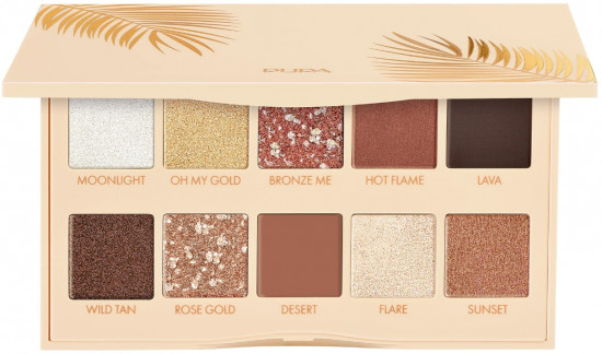 Палетка теней для век «Shine Bright Eye Palette», оттенок 001 Golden Hour
