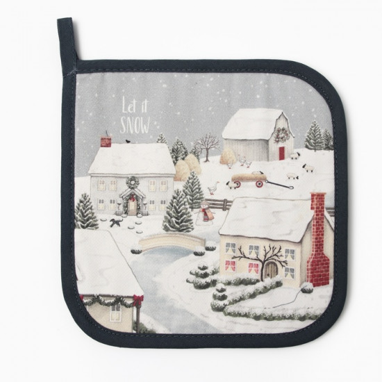 Прихватка «Winter village»