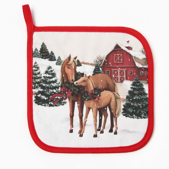 Прихватка «Нorse family»