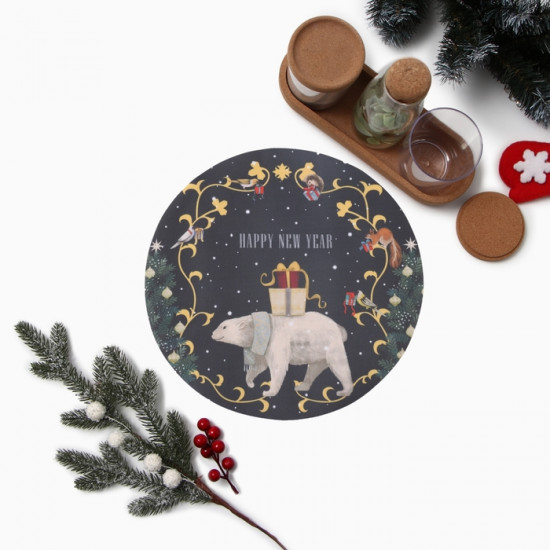 Салфетка «Happy and year»