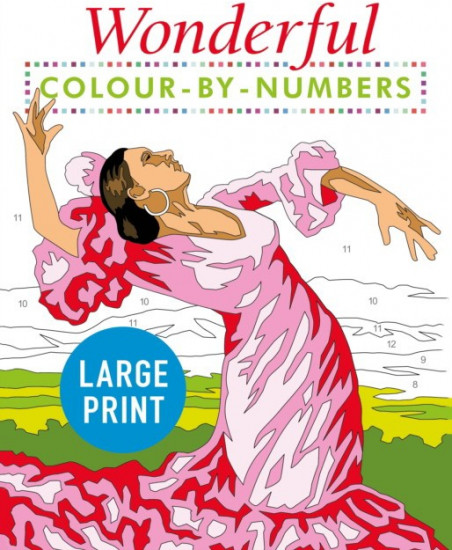 Wonderful Colour By Numbers Large Print