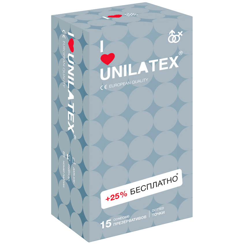 Презервативы с точечной текстурой «Dotted» | Unilatex